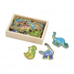 Melissa & Doug puidust magnetiline mäng Dinosaurused