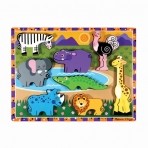 Melissa & Doug  puidust pusle Safari mõistatus