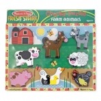 Melissa & Doug  puidust pusle Talu mõistatus