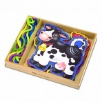 Melissa & Doug  Pisteline nöörimisoskuste komplekt Loomad