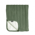 Vinter&Bloom pehme tekk Forest Green 80x100cm