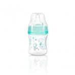 BabyOno laia kaelaga Anti-Colic lutipudel 120ml roheline