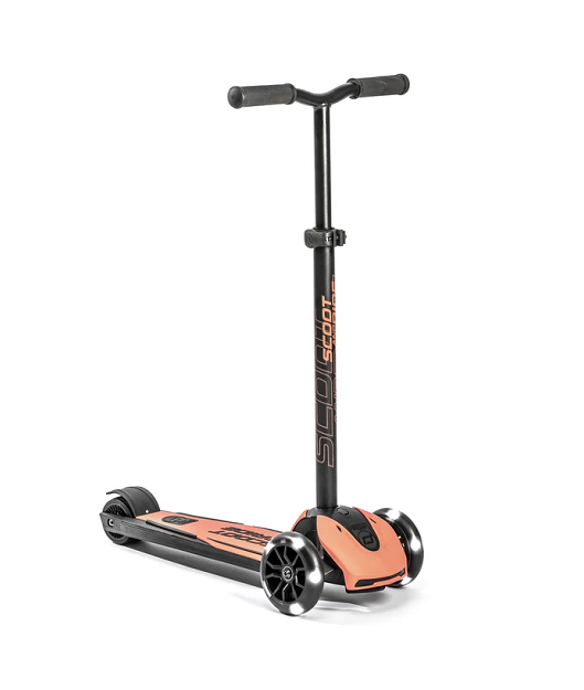 Scoot and Ride tõukeratas Highwaykick 5 LED Peach