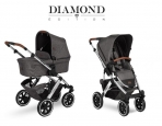 ABC Design vankrikomplekt 2in1 Salsa 4 Air Asphalt Diamont Edition