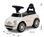 Milly Mally pealeistutav auto Fiat 500 valge