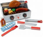 Melissa & Doug suur puidus pliit-grill ja BBQ