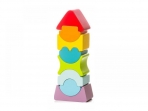 Cubika Hariv puidust püramiid Paindlik ECO torn 8 tk