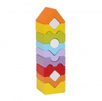 Cubika Hariv puidust püramiid ECO torn 12 tk