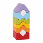 Cubika Hariv puidust püramiid ECO torn - 8 tk