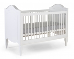 Childhome võrevoodi lastevoodi Romantic White 70x140cm