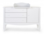 Childhome kummut-mähkimisalus Romantic White 