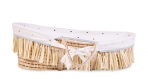 Childhome moosesehäll madratsiga Raffia- Gold Dots