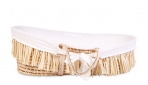 Childhome moosesehäll madratsiga Raffia- Offwhite