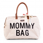 Childhome beebitarvete kott suur Mommy Bag Teddy Offwhite
