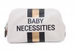 Childhome beebitarvikute kott Offwhite stripes Black/Gold