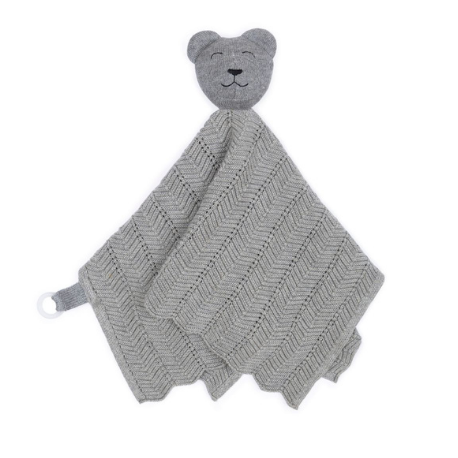 SmallStuff kaisulapp + lutihoidja Grey Teddy Bear