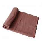 Mushie mähkimislina musliinist 120x120cm Cognac