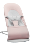 BabyBjörn Balance Soft lamamistool Light Pink/Grey Jersey, helehall raam