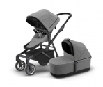 Thule Sleek 2in1 vankrikomplekt, Grey Melange on Black