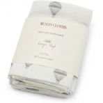 Konges Slojd organic muslin mähkimislinad 65x65cm 3tk Parachute Creme