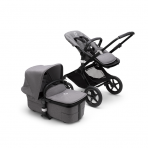 Bugaboo Fox 3 2in1 vankrikomplekt Black/Grey Melange/Grey Melange