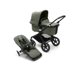 Bugaboo Fox 3 2in1 vankrikomplekt Black/Forest Green/Forest Green