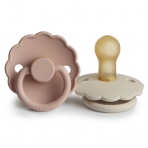 FRIGG Daisy latekslutt 2-pakk, Blush/Cream