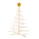 Sass & Belle dekoratsioon Jõulukuusk puidust valge