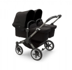 Bugaboo Donkey 5 Twin 2in1 vankrikomplekt Graphite/Midnight Black/Midnight Black