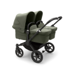 Bugaboo Donkey 5 Twin 2in1 vankrikomplekt Black/Forest Green