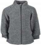Mikk-line merinovilla jakk soonikuga- Melange Grey