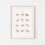 Mushie suur poster, Dinosaurs