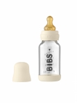 Bibs lutipudel 110 ml klaasist + pudelilutt Ivory