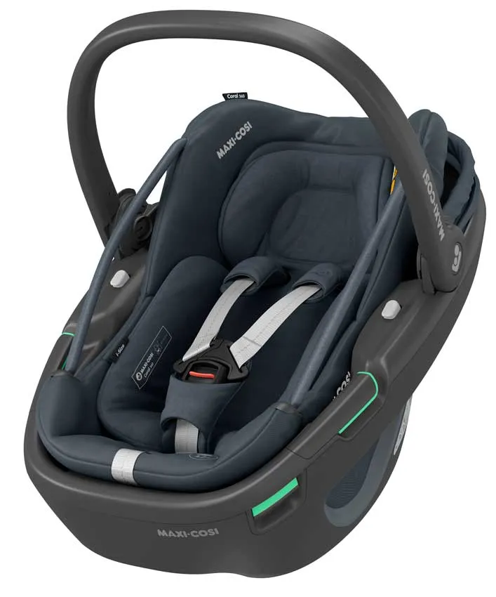 Maxi-Cosi turvahäll 0-12 kg CORAL 360 Essenthial Graphite-Black Shell