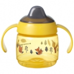 TOMMEE TIPPEE võõrutamise lutipudel poistele WEANING SIPPEE, 4m+, 190ml, kollane