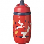 TOMMEE TIPPEE  tass INSULATED SPORTEE, 12m+, 266ml, punane
