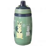 TOMMEE TIPPEE  tass INSULATED SPORTEE, 12m+, 266ml, roheline