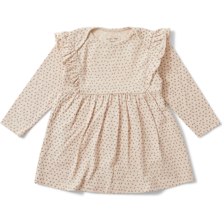 Konges Slojd pika varrukaga kleit Hygsoft- Tiny Clover Rose