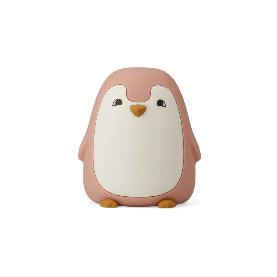 Liewood öölamp Ditlev, Penguin Dark Rose