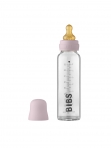 Bibs lutipudel 225 ml klaasist + pudelilutt Dusky Lilac