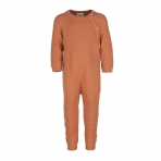 Voksi meriinovillane jumpsuit Honeycomb, Sandstone Peach- suuruse valik