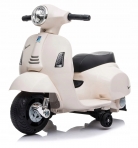 Sun Baby akuga laste roller Vespa- valge