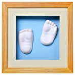 Baby Memory Prints 3D pildiraam, naturaalne