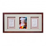 Baby Memory Prints pildiraam 3-le pildile, mahagon