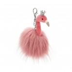 Jellycat võtmehoidja-kotikaunistus Fancy flamingo 14x6cm 