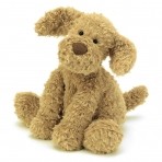 Jellycat pehme pruun kutsikas Fuddlewuddle  23x13cm