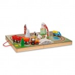 Melissa & Doug puidust mängukomplekt Farm 17-osaline