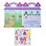 Melissa & Doug  Korduvkasutatavad kleebised Printsess