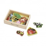 Melissa & Doug puidust talumagnetid