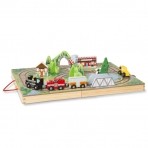 Melissa & Doug puidust rongirada 17-osaline